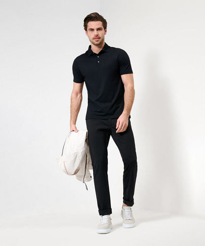 Polo Shirt in A Cotton-Polyester Blend