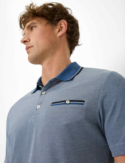 Piqué: Polo Shirt in Cotton Mix