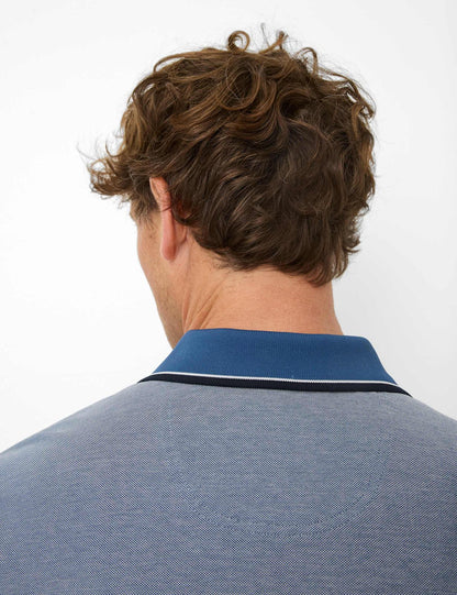 Piqué: Polo Shirt in Cotton Mix