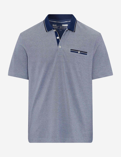 Piqué: Polo Shirt in Cotton Mix