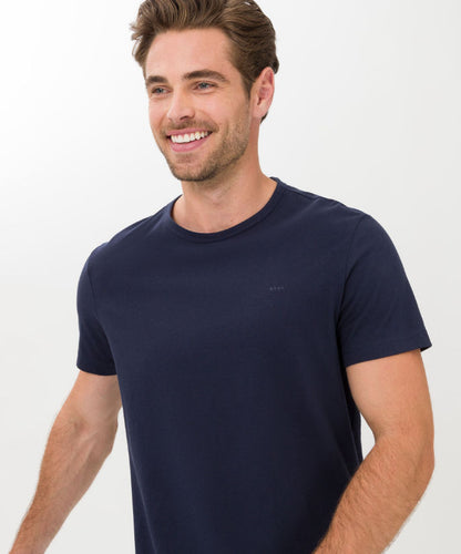 Pure Cotton T-shirt with Crew Neck