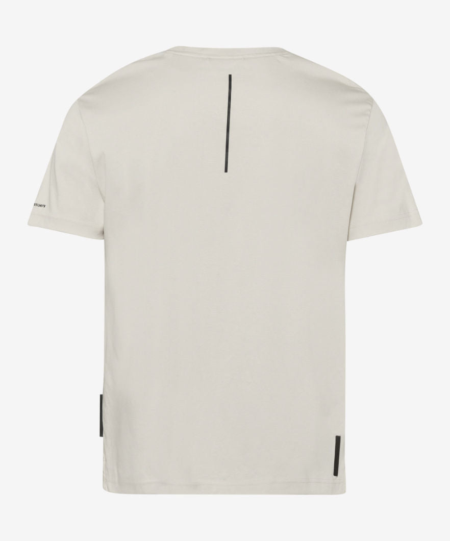 Pure Cotton T-shirt with Sporty Styling Details