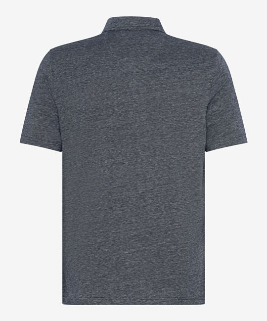 Jersey Linen: Polo Shirt in A Cotton-Linen Mix