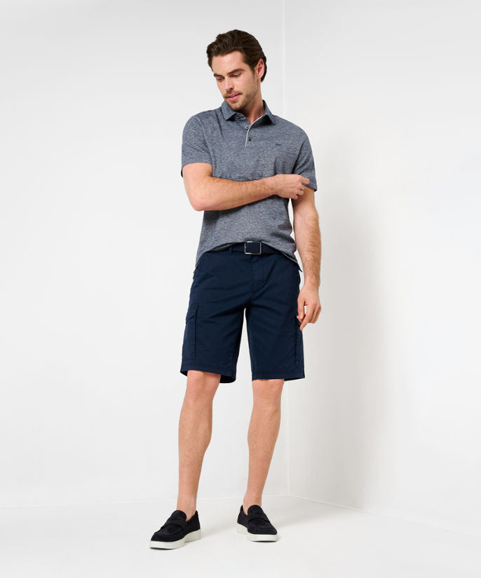 Jersey Linen: Polo Shirt in A Cotton-Linen Mix