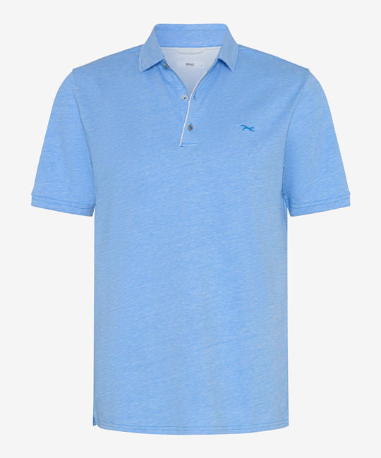 Jersey Linen: Polo Shirt in A Cotton-Linen Mix