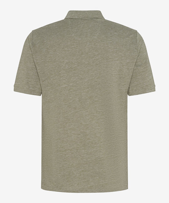 Jersey Linen: Polo Shirt in A Cotton-Linen Mix