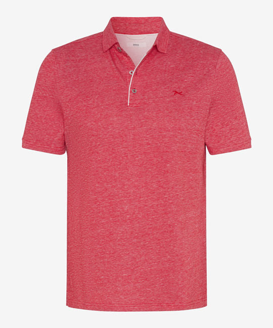 Jersey Linen: Polo Shirt in A Cotton-Linen Mix