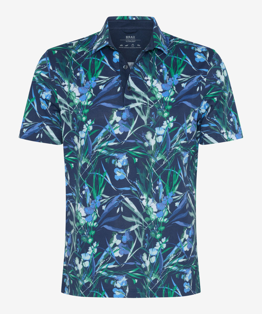 Polo Shirt with All-over Print