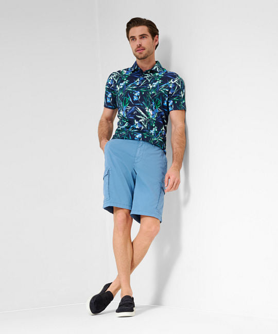 Polo Shirt with All-over Print