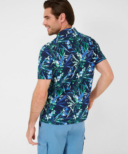 Polo Shirt with All-over Print