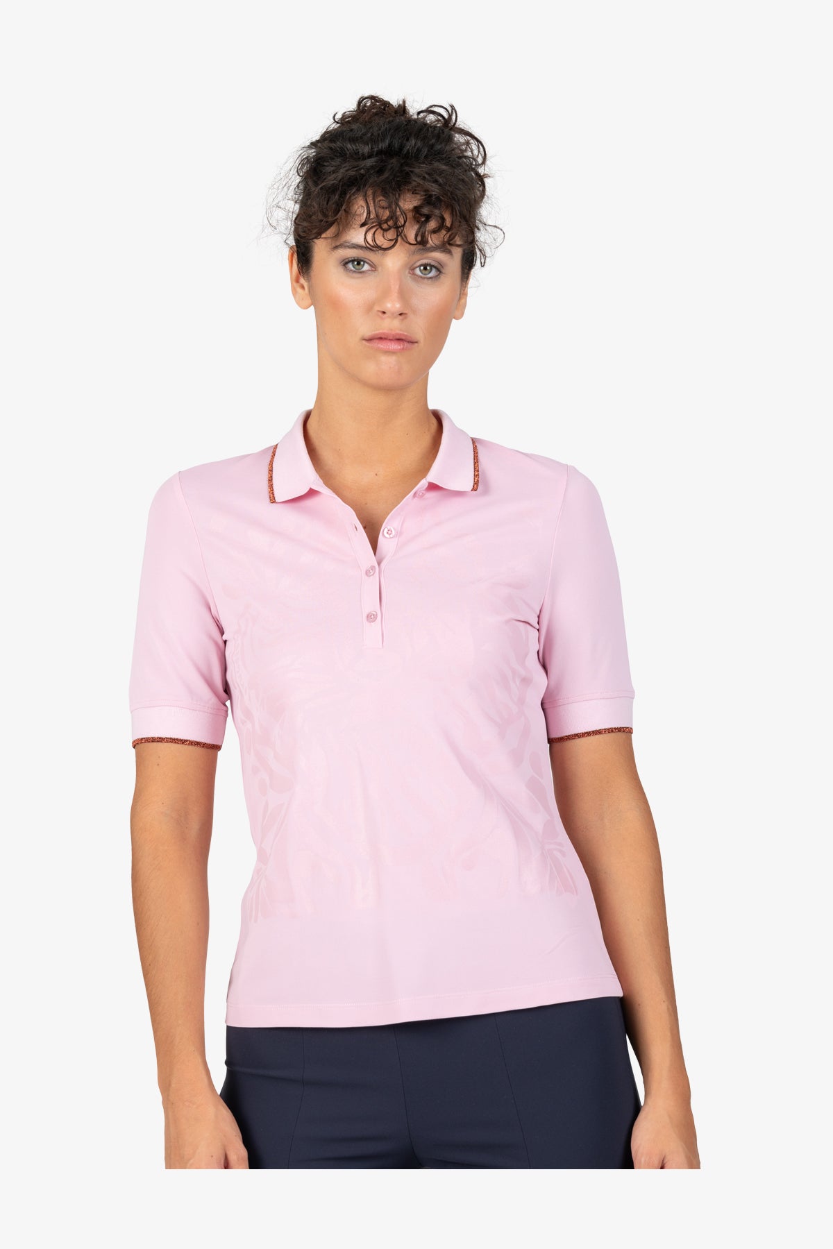 Polo shirt with Turn-down Collar