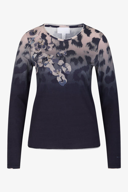 Long-sleeved Round-neck Shirt