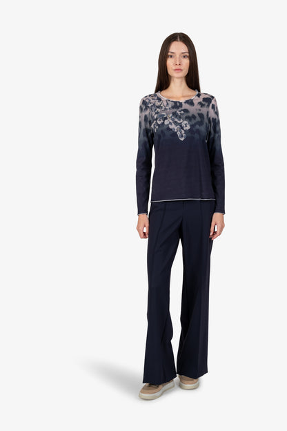Long-sleeved Round-neck Shirt