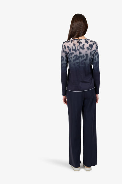 Long-sleeved Round-neck Shirt