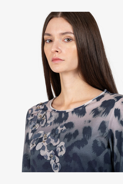 Long-sleeved Round-neck Shirt