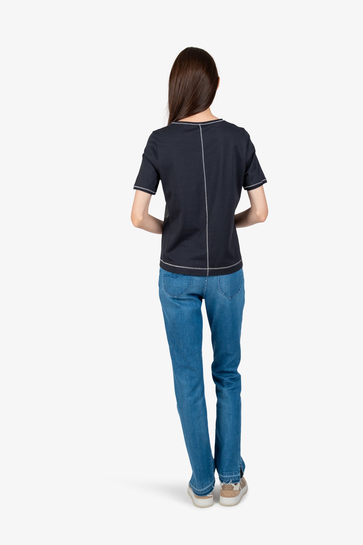 Short-sleeved Round-neck Shirt