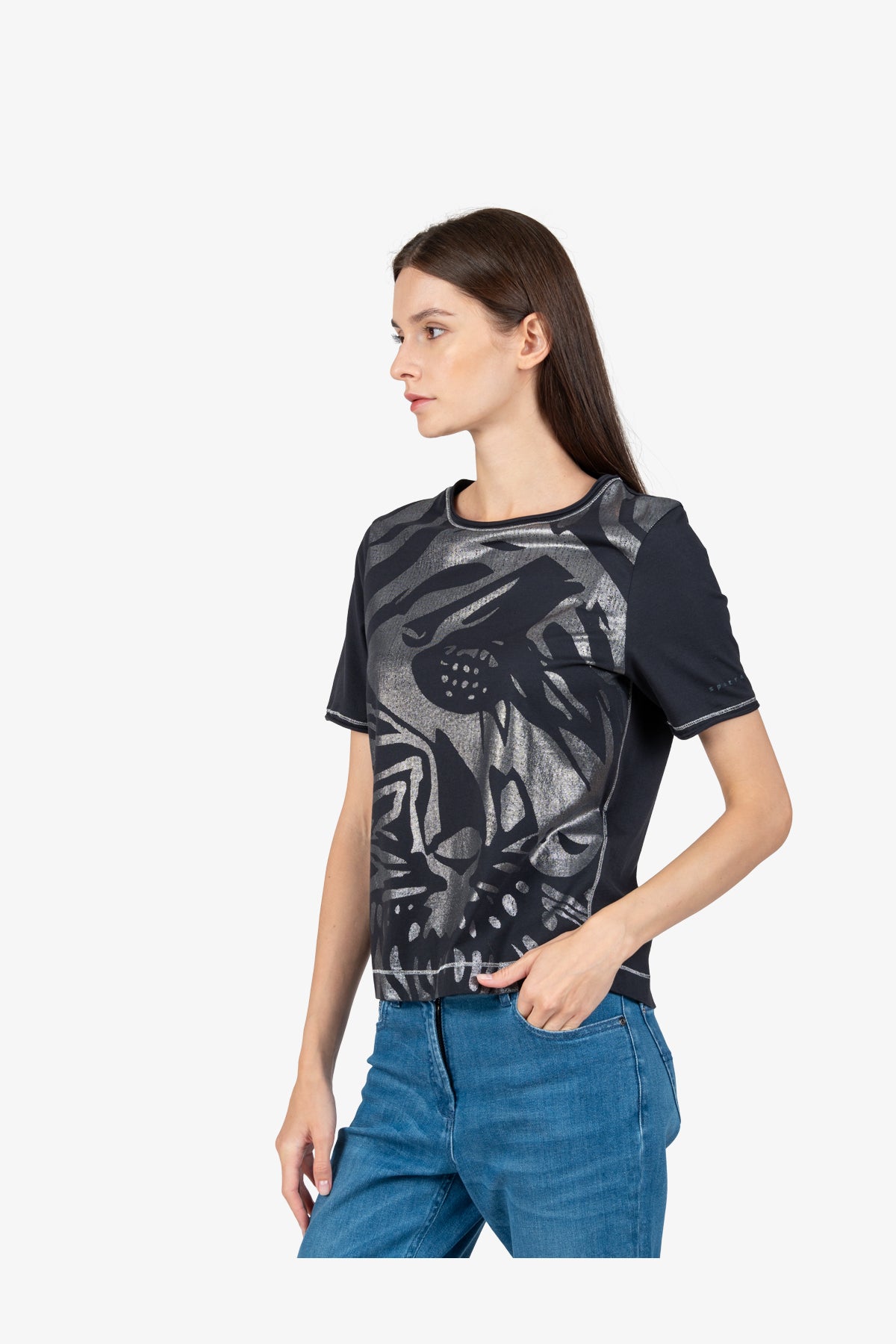 Short-sleeved Round-neck Shirt