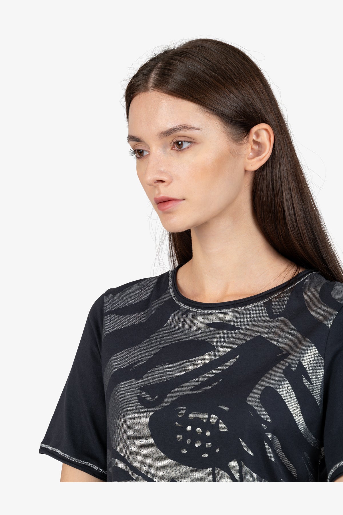 Short-sleeved Round-neck Shirt