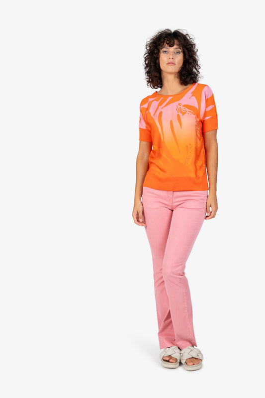 Round-neck Blouse