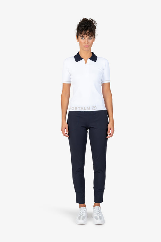 Polo Shirt with Turn-down Collar