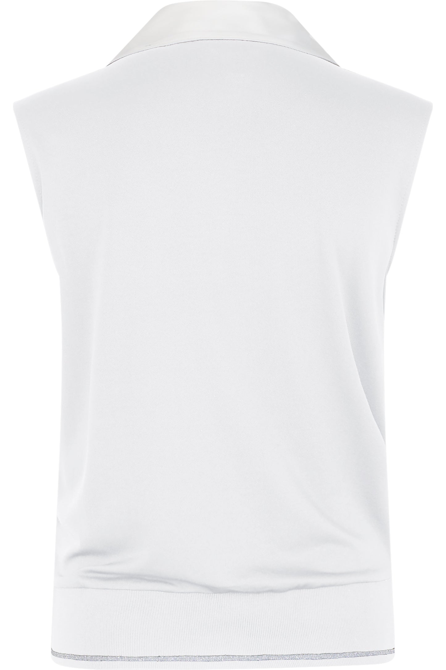 Pullunder with Shirt Collar