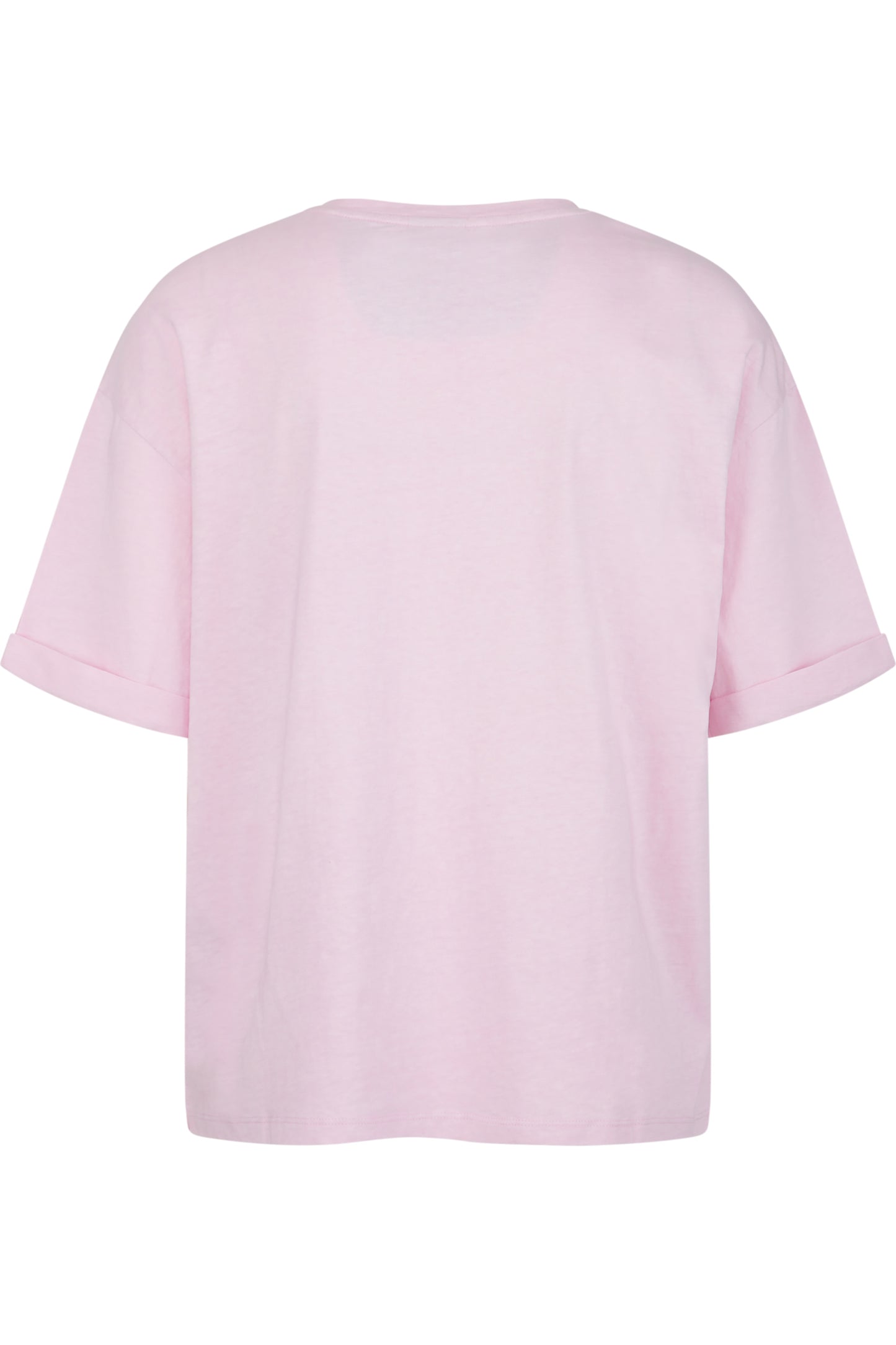 T-shirt with Round V-neck