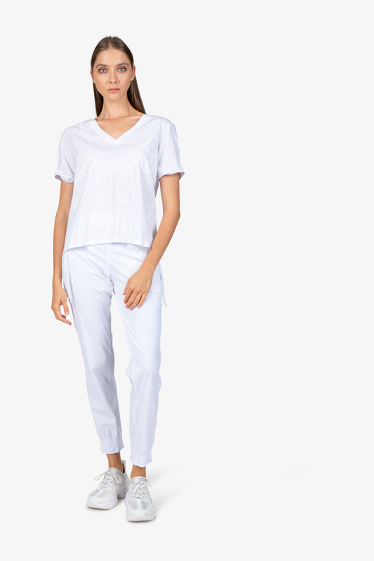 V-neck Shirt Blouse