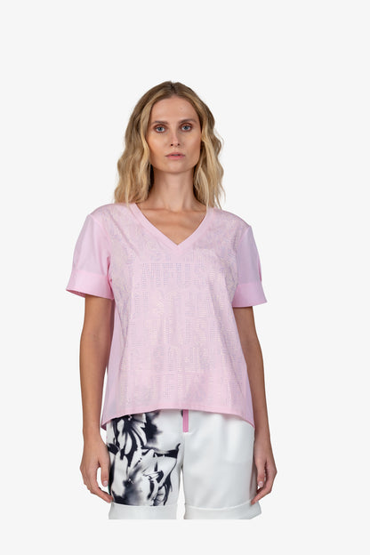 V-neck Shirt Blouse