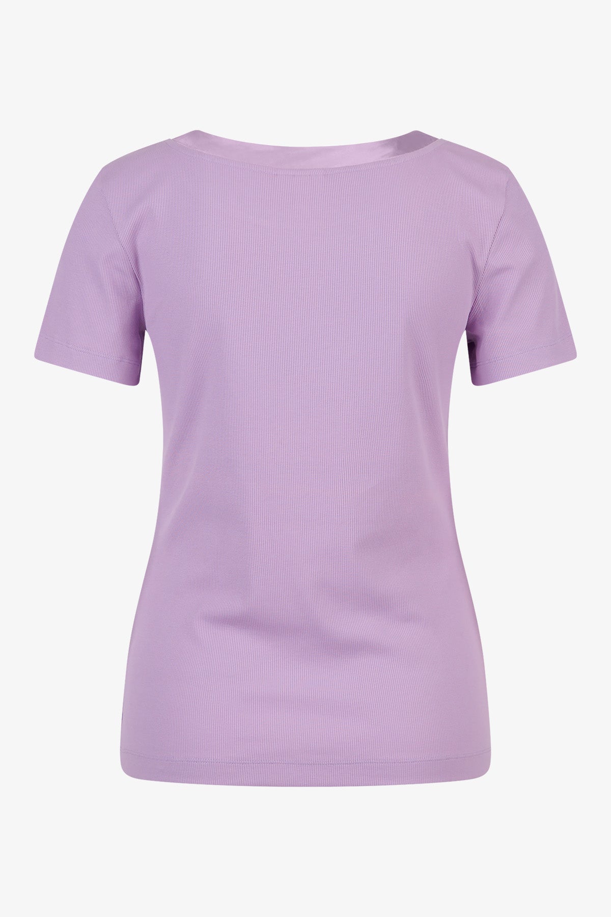 Short-sleeved Shirt in Satin Fabric