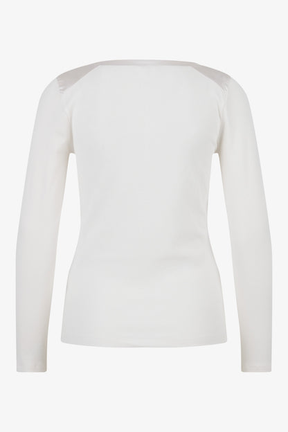 Long-sleeved Shirt with Shimmering Details