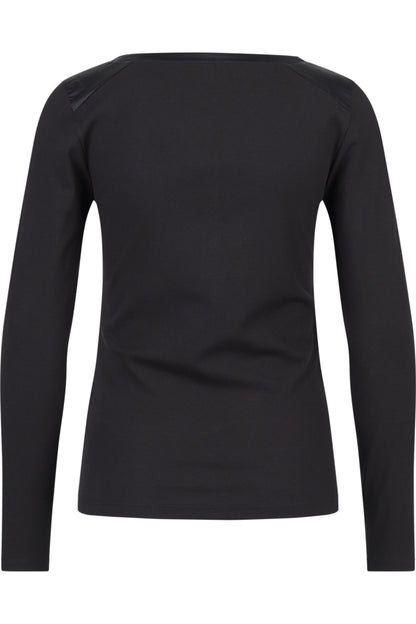 Long-sleeved Shirt with Shimmering Details