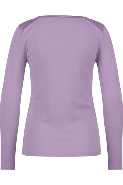 Long-sleeved Shirt with Shimmering Details