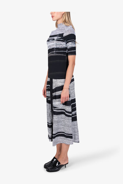 Shirt with Abstract All-over Print
