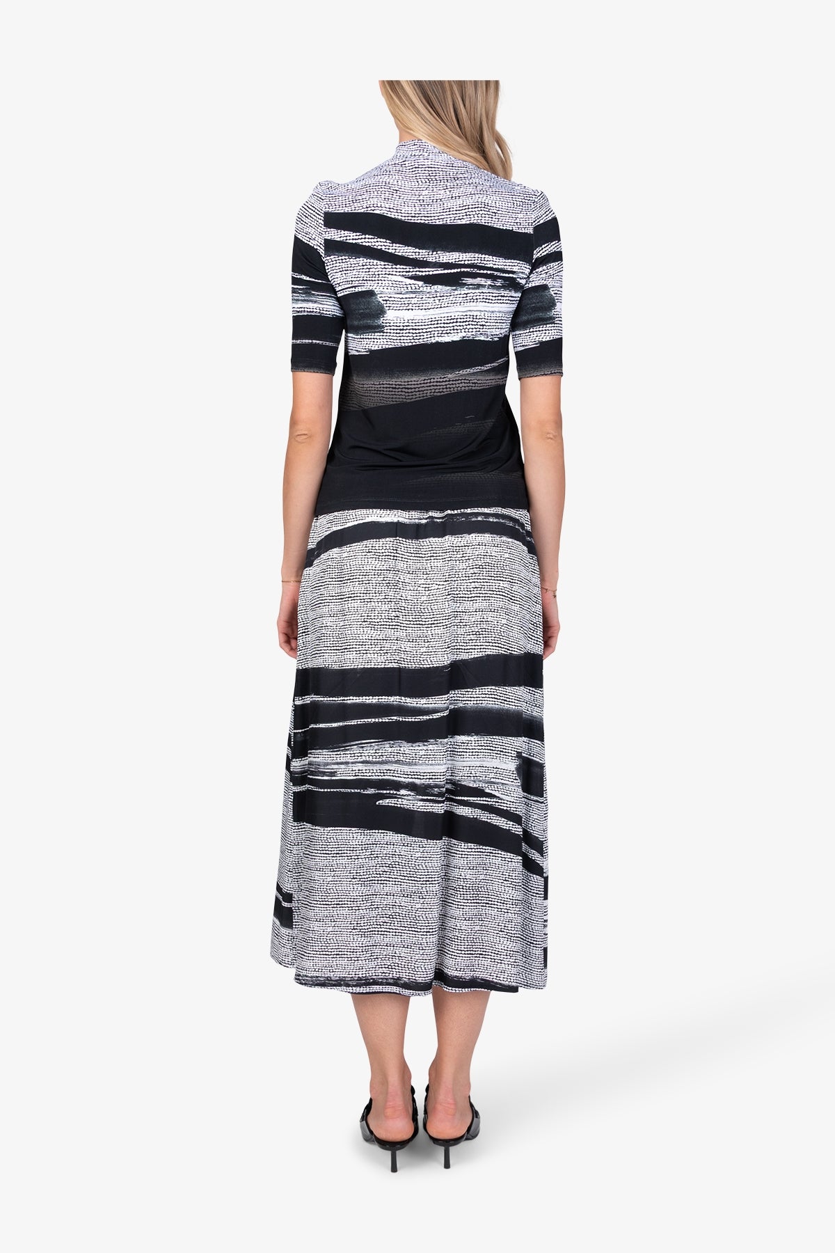 Shirt with Abstract All-over Print