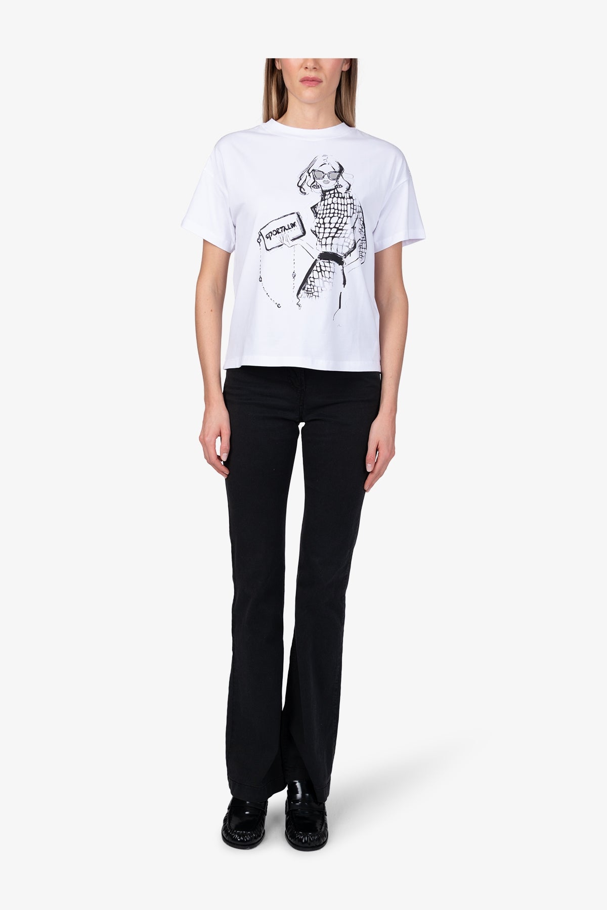 Shirt in High-quality Cotton Jersey Fabric