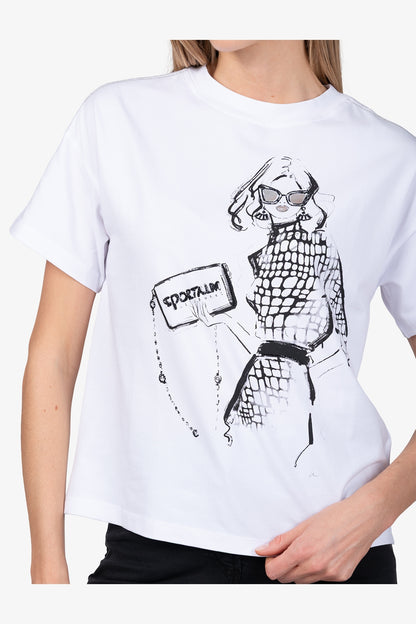Shirt in High-quality Cotton Jersey Fabric