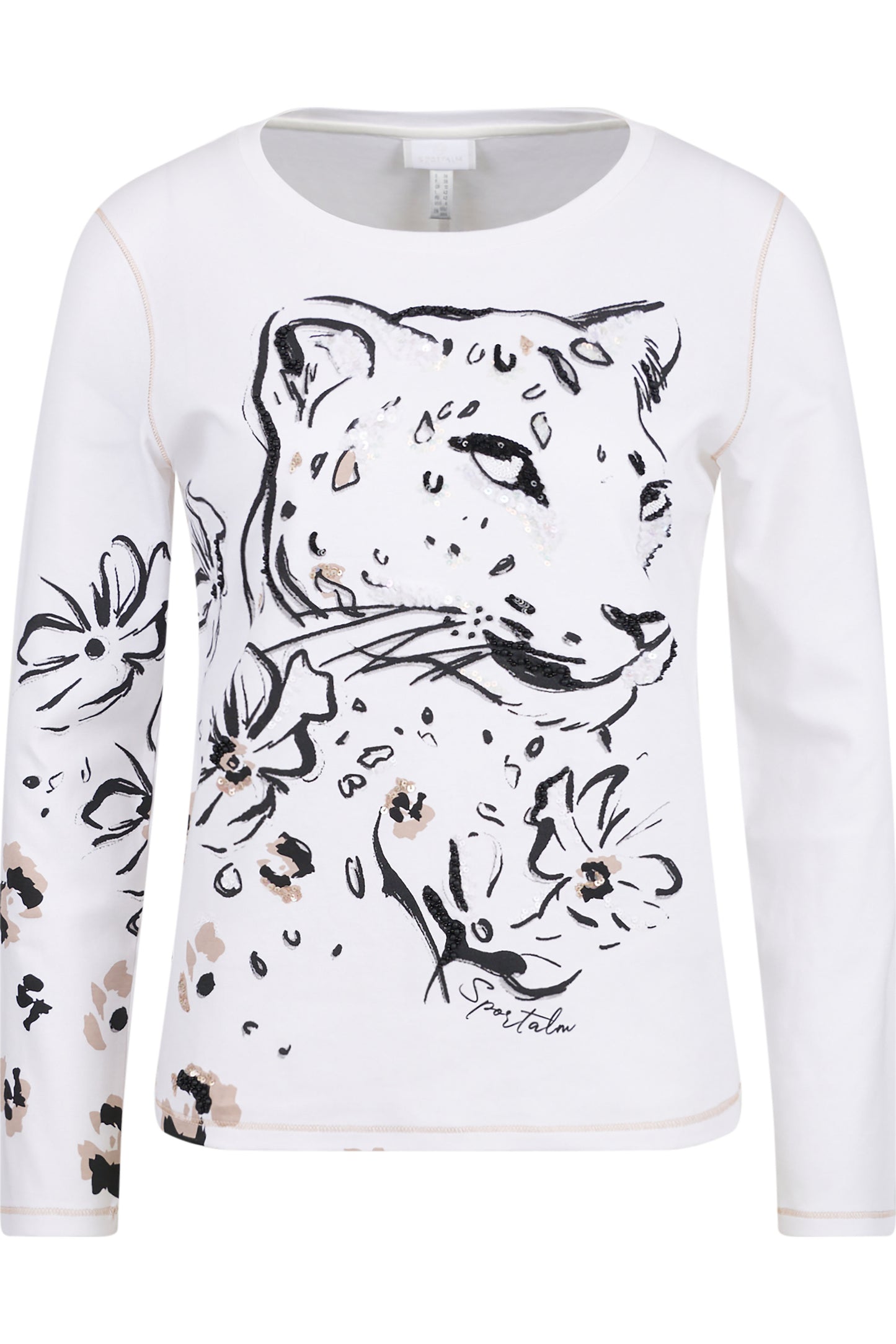 Shirt with Elaborate Leo Print
