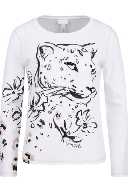 Shirt with Elaborate Leo Print