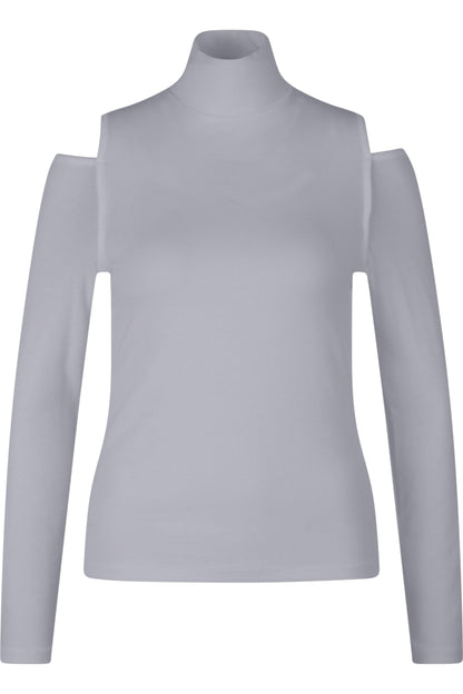 Long-sleeved Shirt with Cut-outs