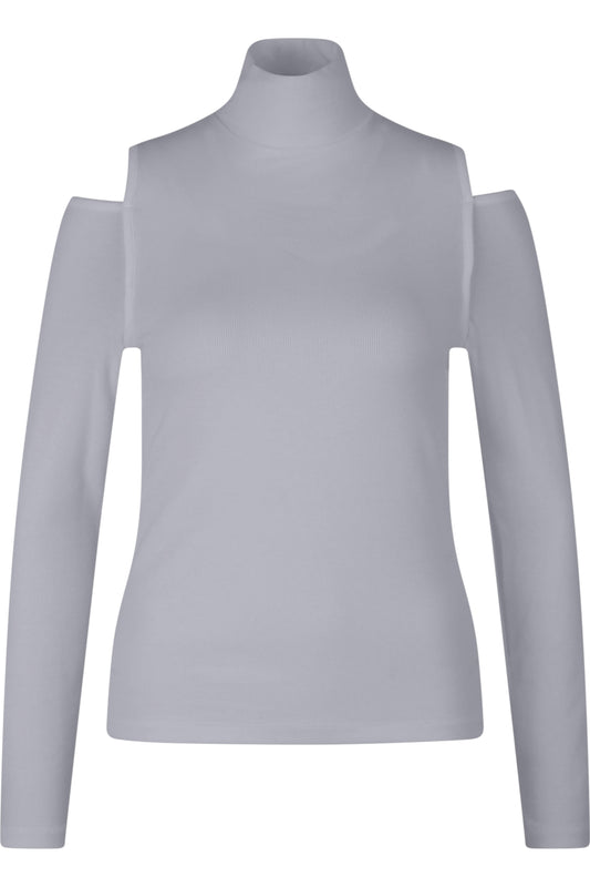 Long-sleeved Shirt with Cut-outs