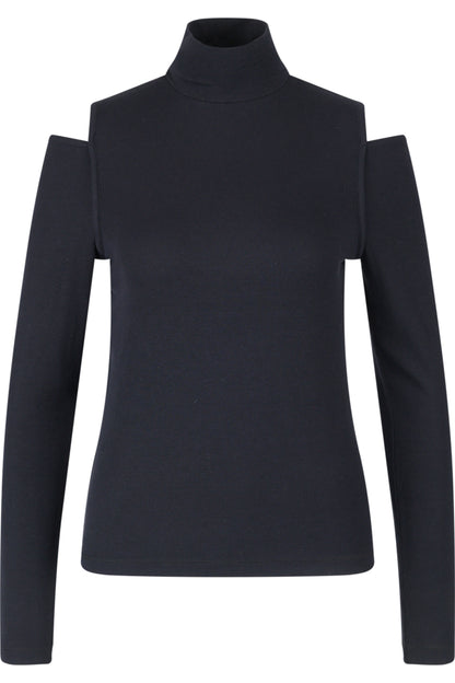 Long-sleeved Shirt with Cut-outs