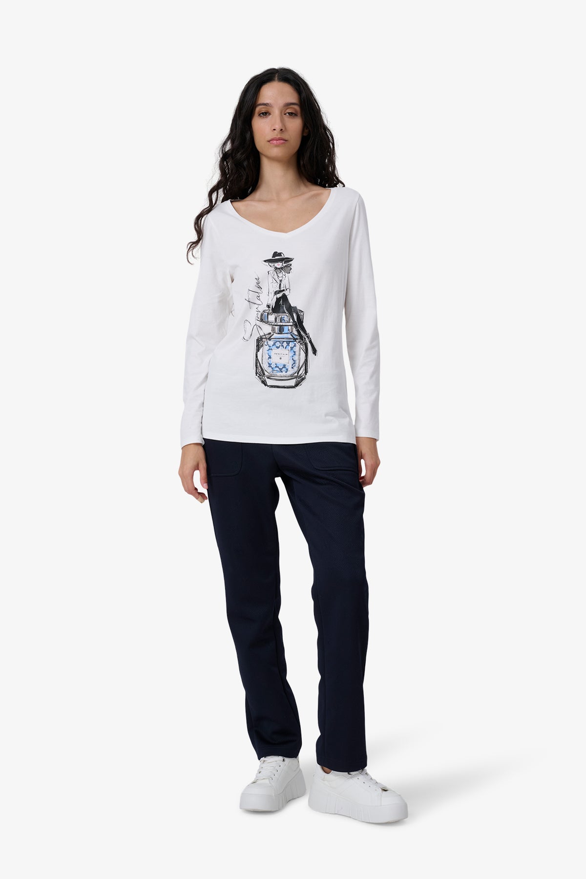 Long-sleeved Cotton Jersey Shirt