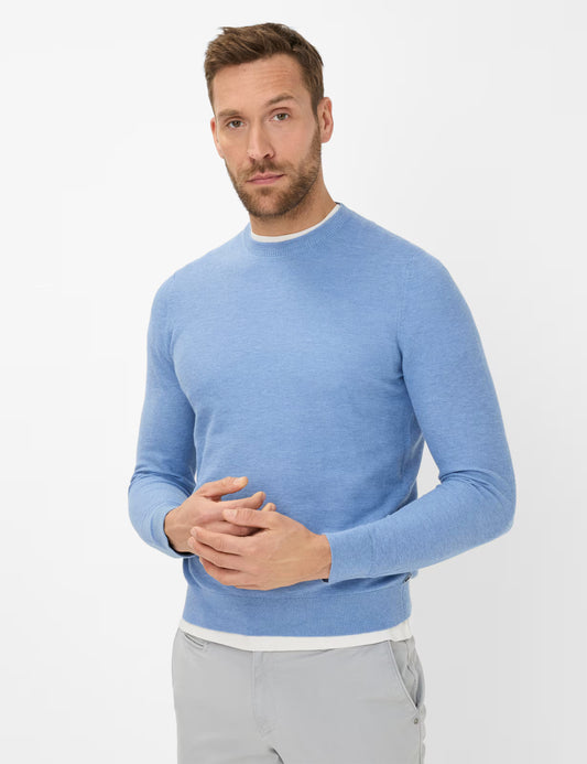 Structure: Sweater in Cotton-Linen Mix