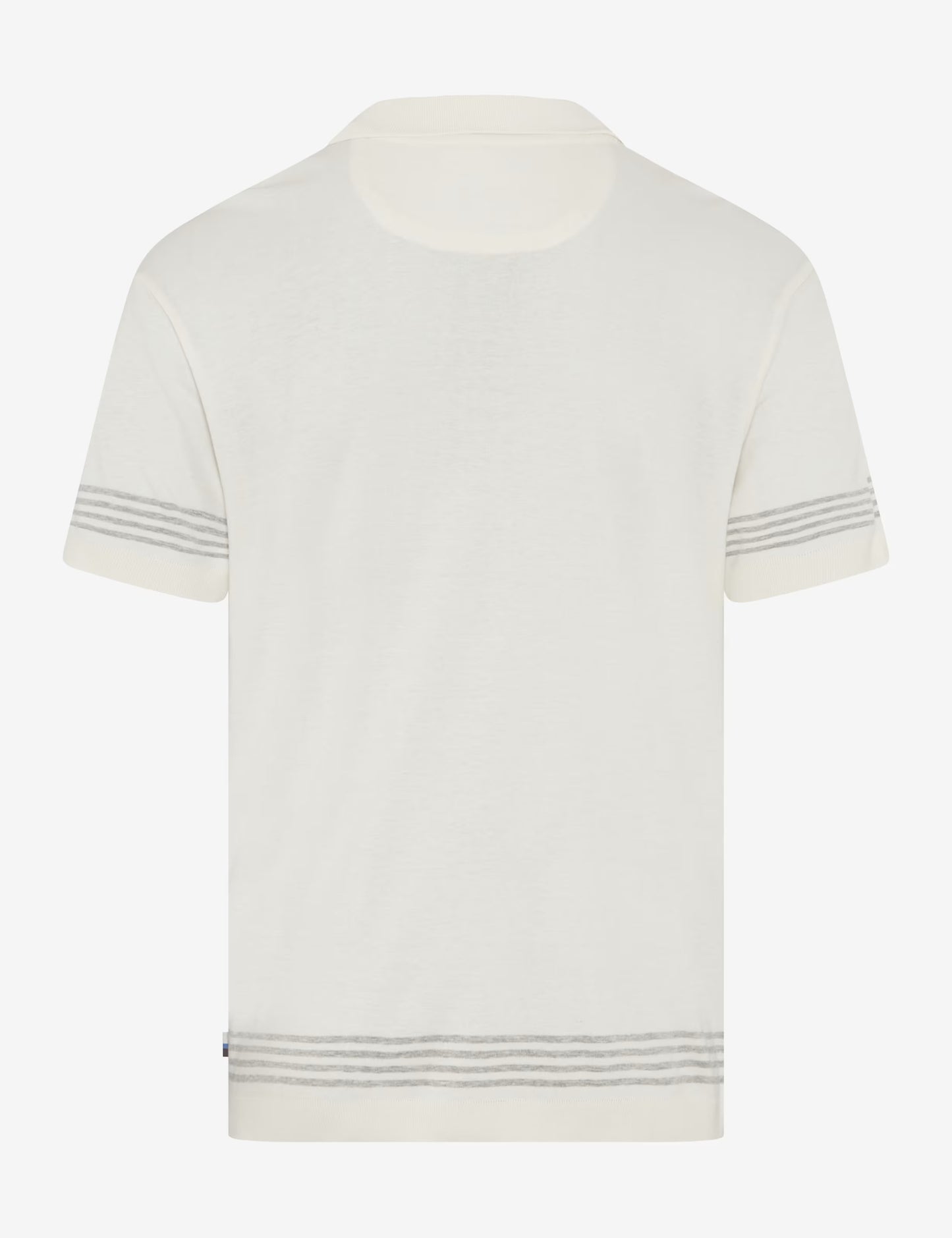 Knitted Jersey: Polo Shirt in Cotton Modal Mix