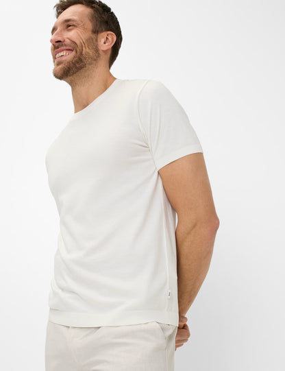 Jersey: T-Shirt in Cotton-Modal Mix
