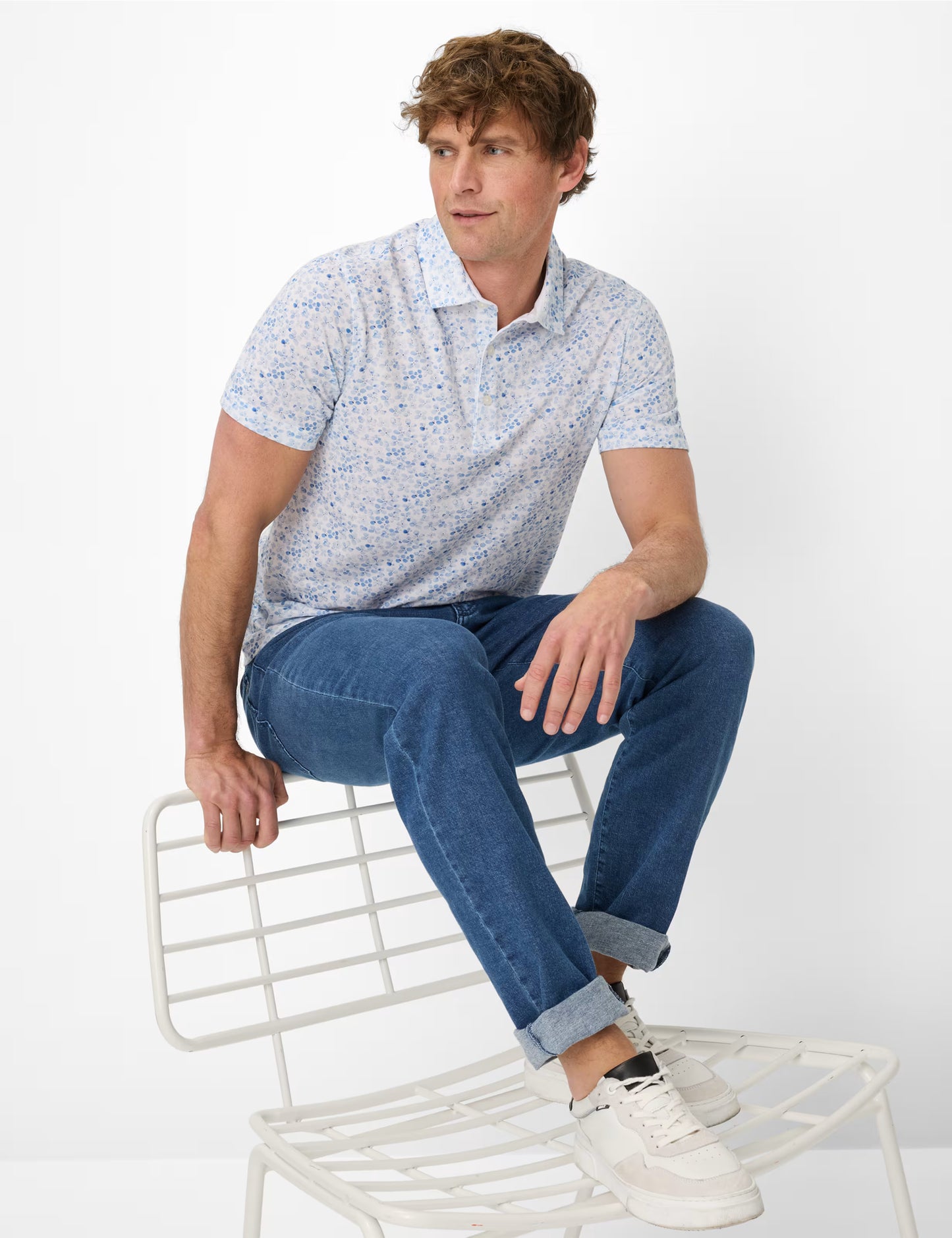 Ultralight Piqué: Polo Shirt in Cotton Mix
