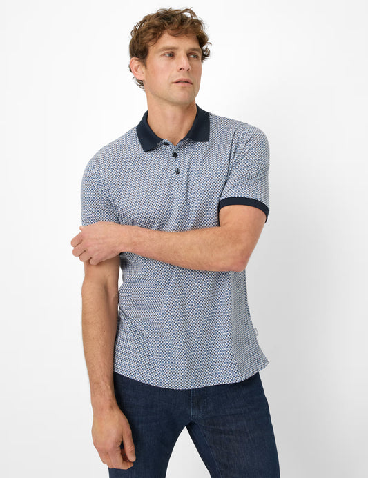 Performance Piqué: Polo Shirt in Cotton Mix