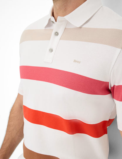 Hi-Flex: Polo Shirt in Cotton Blend