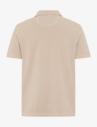 Pique Knit: Polo Shirt in Cotton Mix
