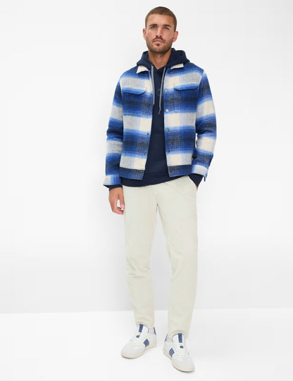 Flannel: Overshirt in Polyester Blend